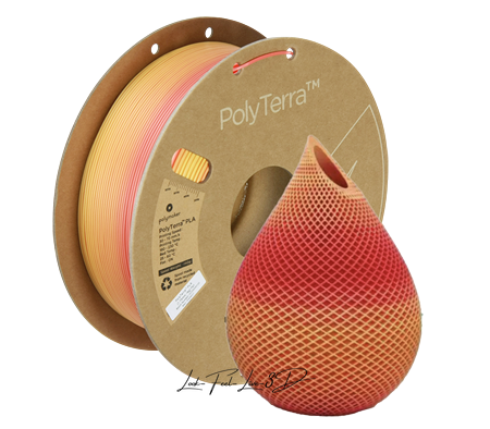 Filament, plastic for 3D printing Polymaker PolyTerra™ Gradient PLA, Fall, 1 kg