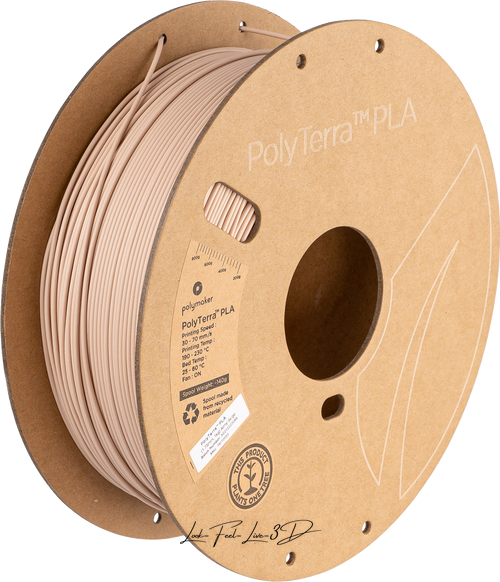 Polymaker PolyTerra™ PLA, Army Beige, 1 кг — філамент, пластик для 3д-друку PM70980 фото