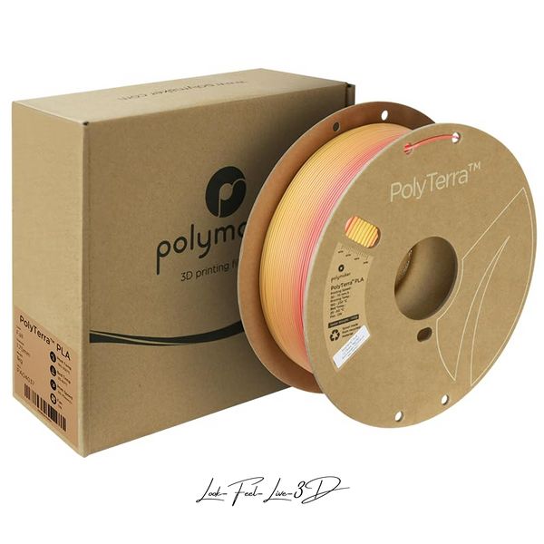 Filament, plastic for 3D printing Polymaker PolyTerra™ Gradient PLA, Fall, 1 kg