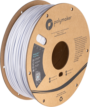 Filament, plastic for 3D printing Polymaker PolyLite™ PLA Pro, Cold White, 1 kg