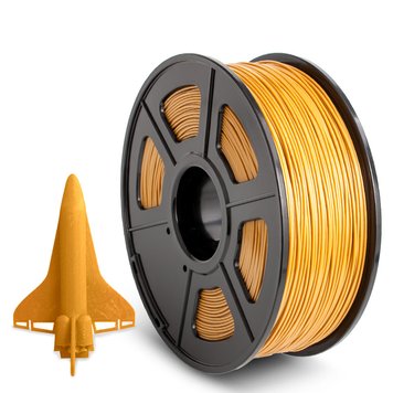 Filament, plastic for 3D printing SUNLU ABS, Gold, 1 kg