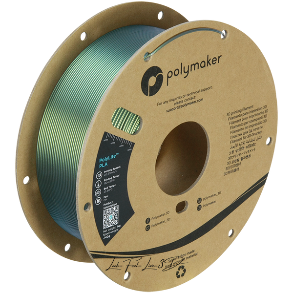 Polymaker PolyLite™ Starlight PLA, Starlight Aurora, 1 кг — філамент, пластик для 3д-друку PA02087 фото