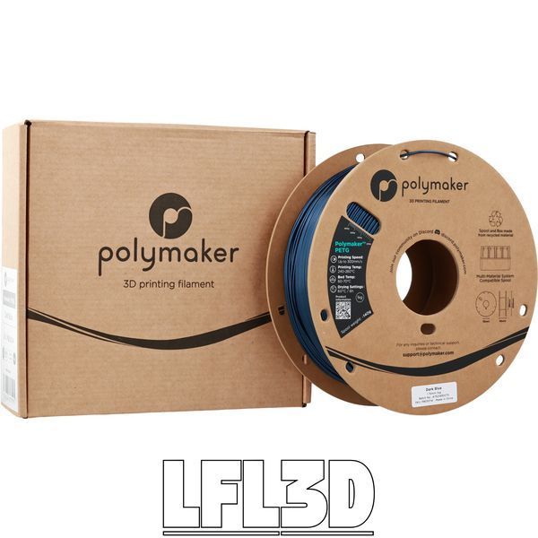 Polymaker&trade; PETG Dark Blue, 1 кг &mdash; темно-синій філамент, пластик для 3д-друку PB05014 фото