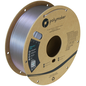 Filament, plastic for 3D printing Polymaker PolyLite™ Starlight PLA, Starlight Mercury, 1 kg