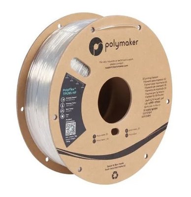 Polymaker PolyFlex™ TPU95-HF, Clear, 1 кг — філамент, пластик для 3д-друку PD03003 фото