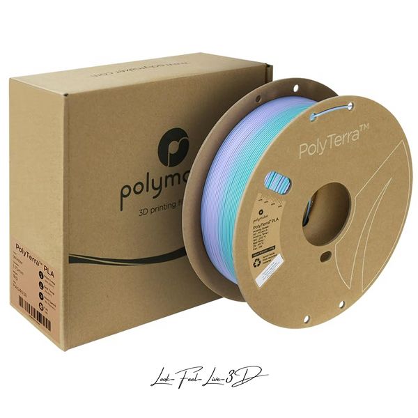 Filament, plastic for 3D printing Polymaker PolyTerra™ Gradient PLA, Winter, 1 kg