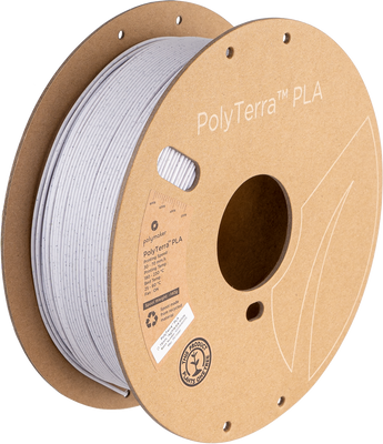 Polymaker PolyTerra™ Marble PLA, Marble White, 1 кг — філамент, пластик для 3д-друку PM70941 фото