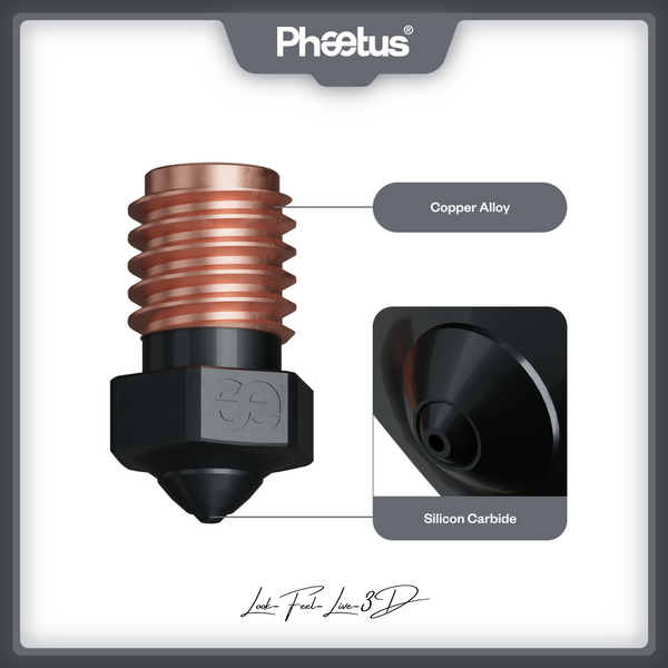 Phaetus Silicone Carbide Nozzle — сопло із карбід кремнію PS (V6) 0,4 мм R01.01.6320A00.01.00.00.00 фото