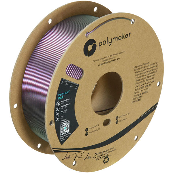 Filament, plastic for 3D printing Polymaker PolyLite™ Starlight PLA, Starlight Nebula, 1 kg