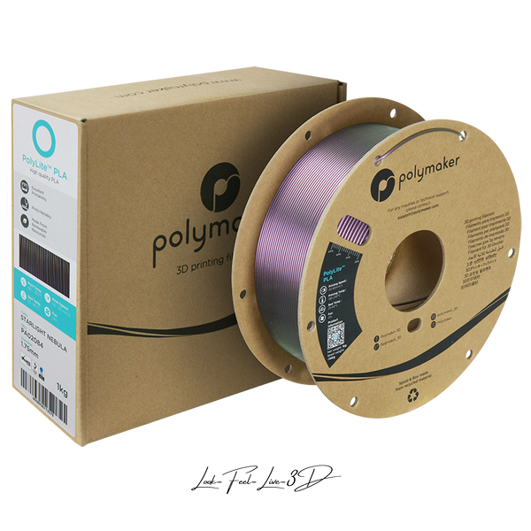 Filament, plastic for 3D printing Polymaker PolyLite™ Starlight PLA, Starlight Nebula, 1 kg