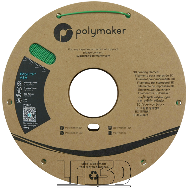 Polymaker&trade; ASA, Green, 1 kg PF01030 photo
