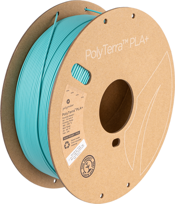 Polymaker PolyTerra™ PLA+, Polymaker Teal, 1 кг — філамент, пластик для 3д-друку PA05004 фото