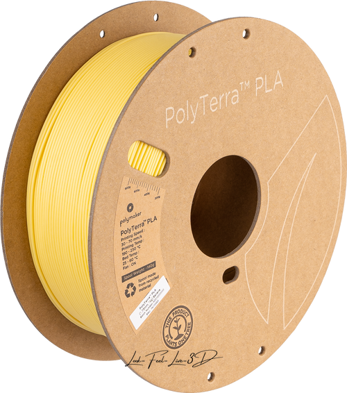 Polymaker PolyTerra™ PLA, Pastel Banana, 1 кг — філамент, пластик для 3д-друку PM70865 фото