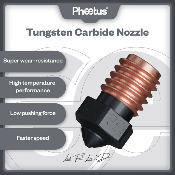 Phaetus Tungsten Carbide Nozzle — сопло із карбід вольфраму PS (V6) 0,4 мм R01.01.6688C00.02.15.55.G8 фото