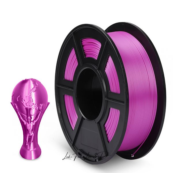 Filament, plastic for 3D printing SUNLU Silk PLA+, Purple, 1 kg