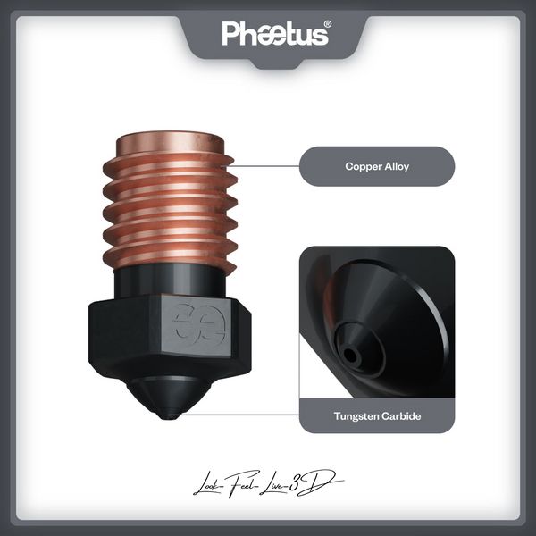 Phaetus Tungsten Carbide Nozzle — сопло із карбід вольфраму PS (V6) 0,4 мм R01.01.6688C00.02.15.55.G8 фото