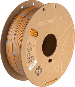 Polymaker PolyTerra™ Dual PLA, Foggy Orange (Grey-Orange), 1 кг — градієнтний філамент, пластик для 3д-друку PA04024 фото