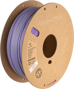 Filament, plastic for 3D printing Polymaker PolyTerra™ Dual PLA, Foggy Purple (Grey-Purple), 1 kg