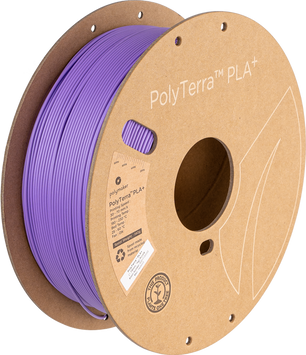 Filament, plastic for 3D printing Polymaker PolyTerra™ PLA+, Purple, 1 kg