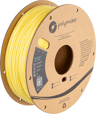 Polymaker PolyLite™ PLA Pro, Light Yellow, 1 кг — філамент, пластик для 3д-друку PA07030 фото