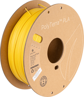 Filament, plastic for 3D printing Polymaker PolyTerra™ PLA, Savannah Yellow, 1 kg