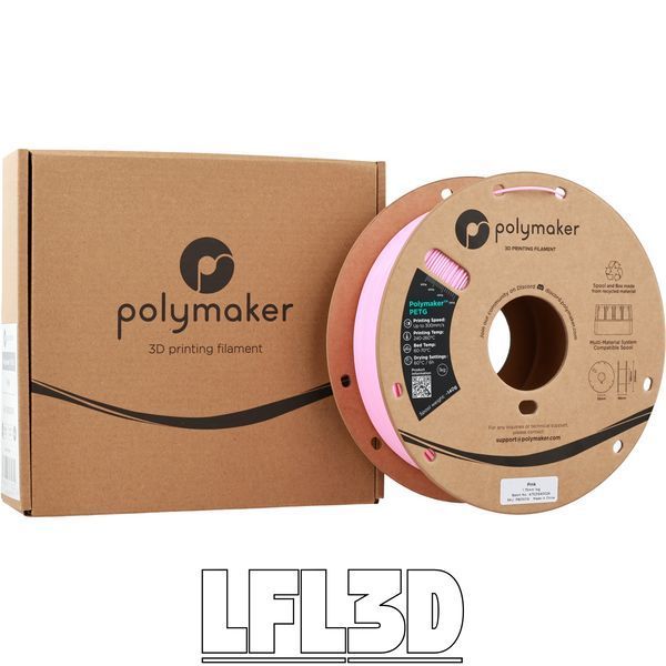 Polymaker&trade; PETG Pink, 1 кг &mdash; рожевий філамент, пластик для 3д-друку PB05018 фото