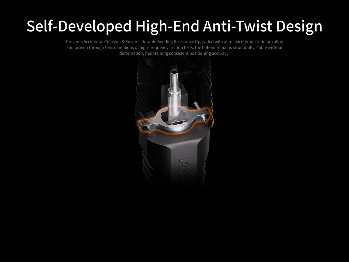 Anti-Twist конструкція Rapido X Посилена anti-twist конструкція Phaetus Rapido X